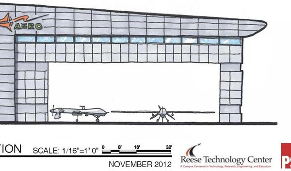 !ELEVATION MEDIUM HANGAR ELEVATION